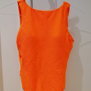 seafolly la luna high neck swimsuit